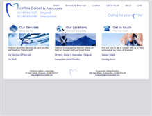 Tablet Screenshot of mcintyrecorbet.com